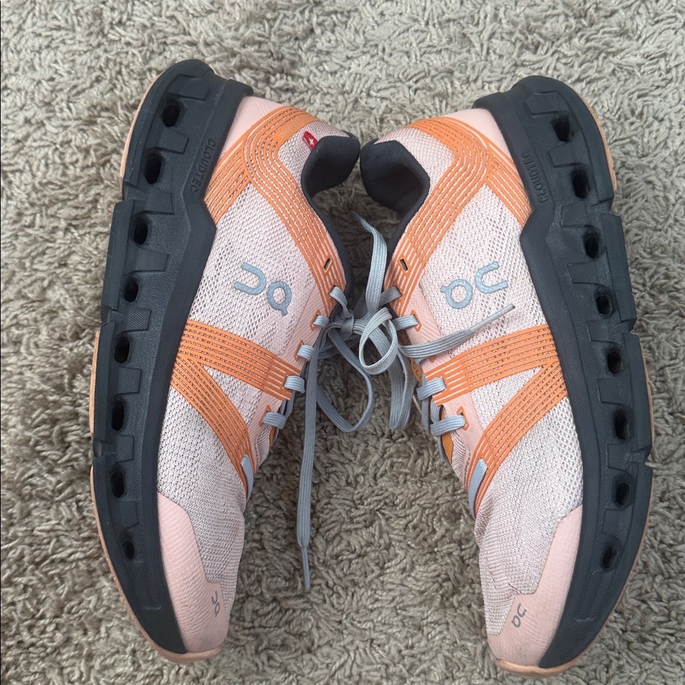 On Cloudgo Women Rose/Magnet Colorway Swiss Running Shoes Size 7.5 - Picture 4 of 11